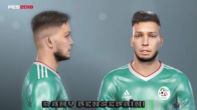 Лицо Рами Бенсебаини для PES 2019 Лицо Рами Бенсебаини