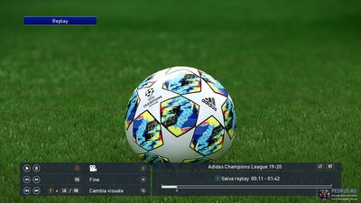 Мяч Лиги Чемпионов 2019-2020 для PES 2019 Мяч Лига Чемпионов PES 2019