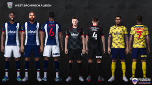 Формы Вест Бромвича Альбион (сезон 2021/2022) для PES 2021 Вест Бромвич Альбион PES 2021/2022 форма