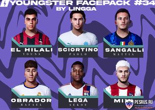 Сборник лиц молодых и перспективных игроков для PES 2021 (V34)