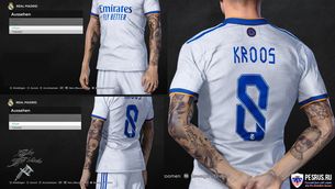 Лицо и обновленные тату Тони Крооса для PES 2021 (PES 2020) Кроос PES тату