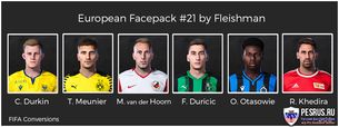 Сборник лиц игроков европейских команд для PES 2021 (PES 2020) (V21)