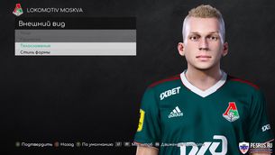 Лицо Дмитрия Баринова для PES 2021 (PES 2020) Баринов лицо PES 2021