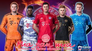 Формы Баварии сезон 2021/2022 для PES 2021 Формы Баварии 2022 PES 2021