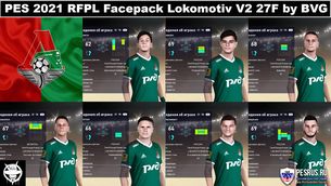 Лица ФК Локомотив PES 2021